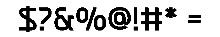 Neo Vector Regular Font OTHER CHARS