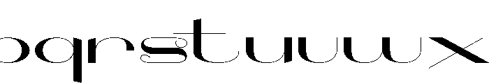 Neolume Font LOWERCASE