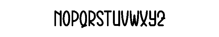 Neon Color Font UPPERCASE
