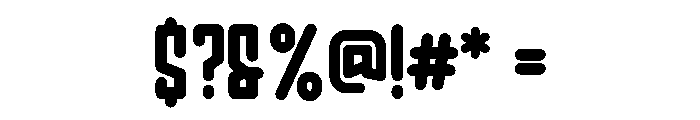 Neon Flux Bold Font OTHER CHARS