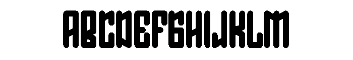 Neon Flux Bold Font UPPERCASE