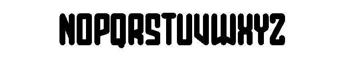 Neon Flux Bold Font LOWERCASE