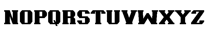 Neon Grudge Regular Font UPPERCASE