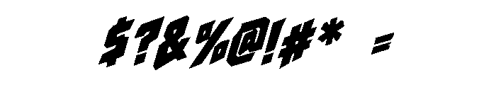 Neon Havoc Font OTHER CHARS