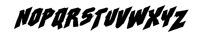 Neon Havoc Font UPPERCASE