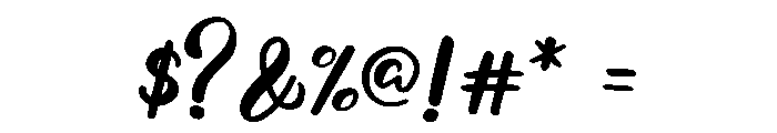 Neon Parade Regular Font OTHER CHARS