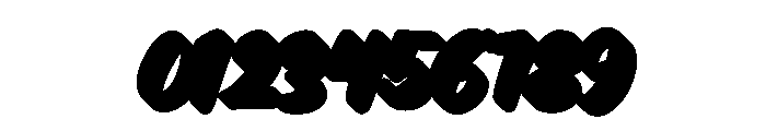 Neon Parade Shadow Font OTHER CHARS
