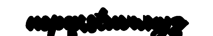 Neon Parade Shadow Font LOWERCASE