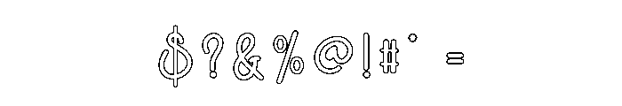 Neon Santa Font OTHER CHARS