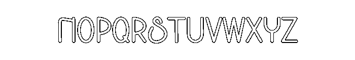 Neon Santa Font LOWERCASE