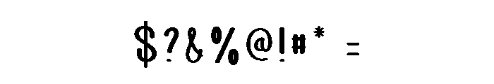 Neon Star Font OTHER CHARS