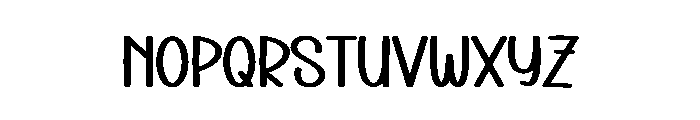 Neon Star Font LOWERCASE