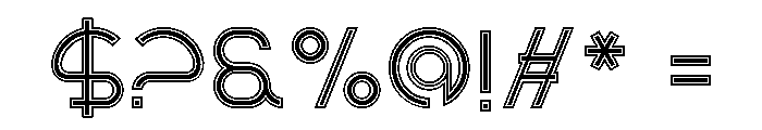 Neon Yiwe Font OTHER CHARS