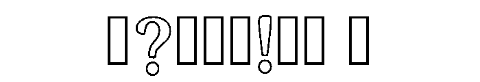 Neosi Regular Font OTHER CHARS