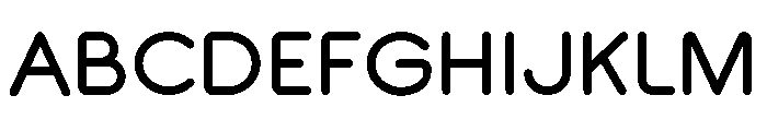 Neotura Rounded Font UPPERCASE