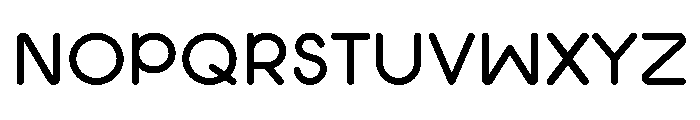 Neotura Rounded Font UPPERCASE