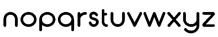 Neotura Rounded Font LOWERCASE