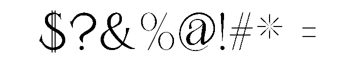 Neqva Font OTHER CHARS
