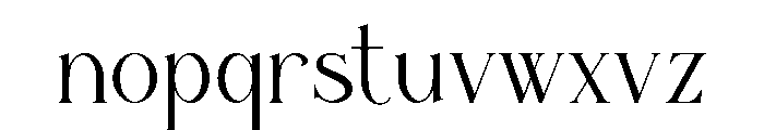Neqva Font LOWERCASE