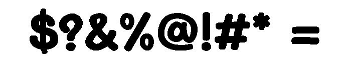 NerdNerd Bold Font OTHER CHARS