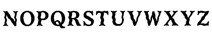 Nerio Regular Font UPPERCASE