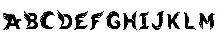 Nerium Regular Font UPPERCASE
