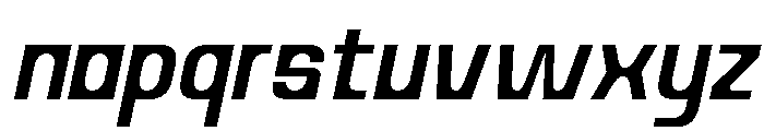 Nerlios Italic Font LOWERCASE