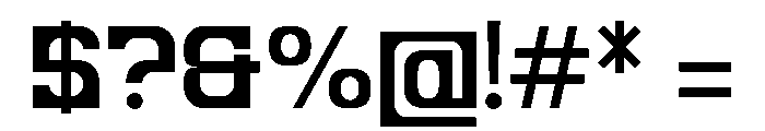 Nerlios Regular Font OTHER CHARS