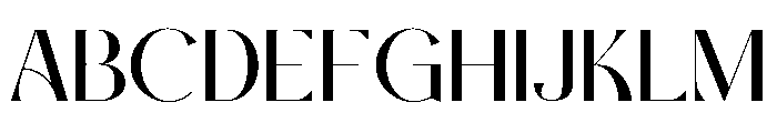 Nerona Regular Font UPPERCASE