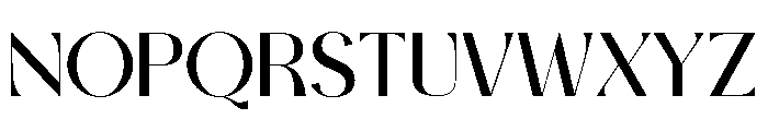 Nerona Regular Font UPPERCASE