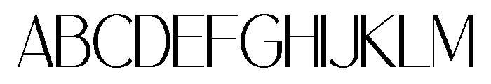 Nerova-Regular Font UPPERCASE