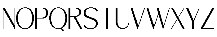Nerova-Regular Font UPPERCASE