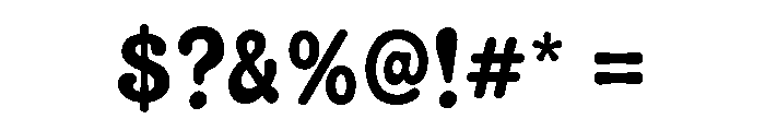 Nestglow Regular Font OTHER CHARS