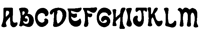 Nestglow Regular Font UPPERCASE