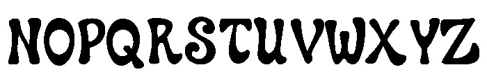 Nestglow Regular Font UPPERCASE