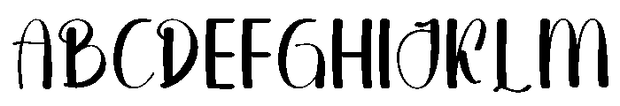 Nesthink Font UPPERCASE