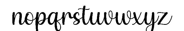 Netalim Font LOWERCASE
