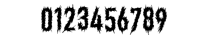Nether Black Regular Font OTHER CHARS