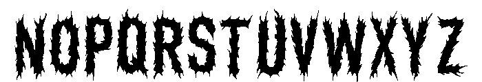 NetherBlack-Regular Font UPPERCASE