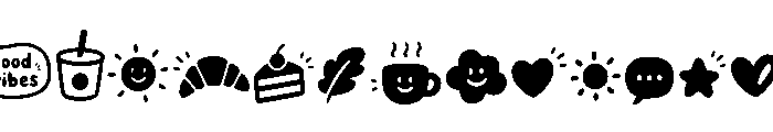 Netizen Doodles Font UPPERCASE