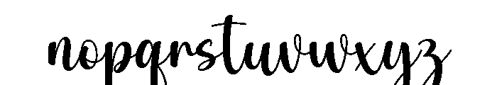 Nettiola Font LOWERCASE