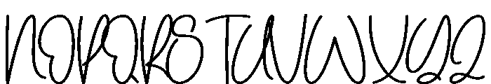 Netural Christmas Font UPPERCASE