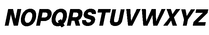 Neue Celso Black Italic Font UPPERCASE