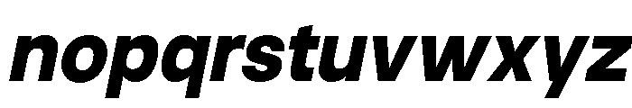 Neue Celso Black Italic Font LOWERCASE