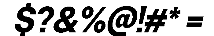 Neue Celso Extra Bold Italic Font OTHER CHARS