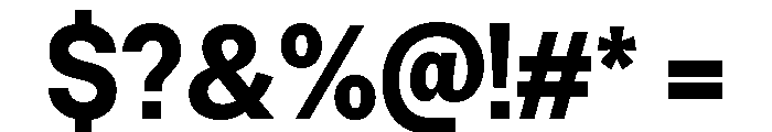 Neue Celso Extra Bold Font OTHER CHARS