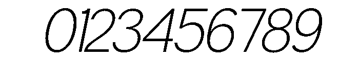 Neue Celso Extra Light Italic Font OTHER CHARS
