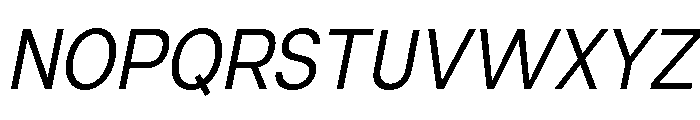 Neue Celso Italic Font UPPERCASE
