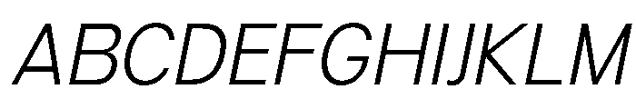 Neue Celso Light Italic Font UPPERCASE