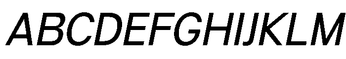Neue Celso Medium Italic Font UPPERCASE